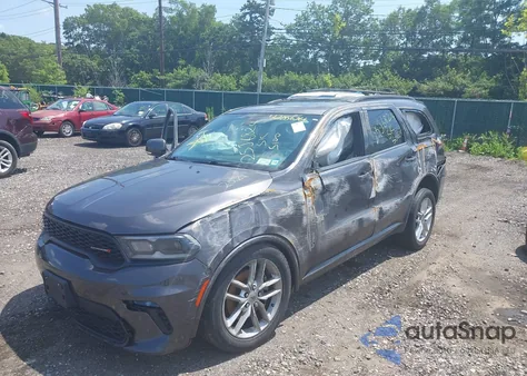 2021 Dodge Durango Gt Plus Awd z USA, uszkodzony, nr VIN 1C4RDJDG6MC545441